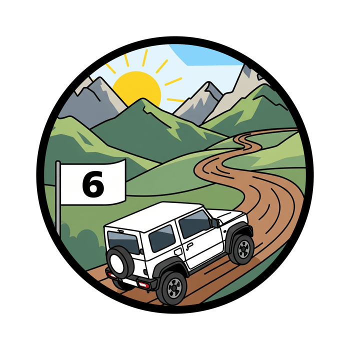 Six epic Jimny tours a year