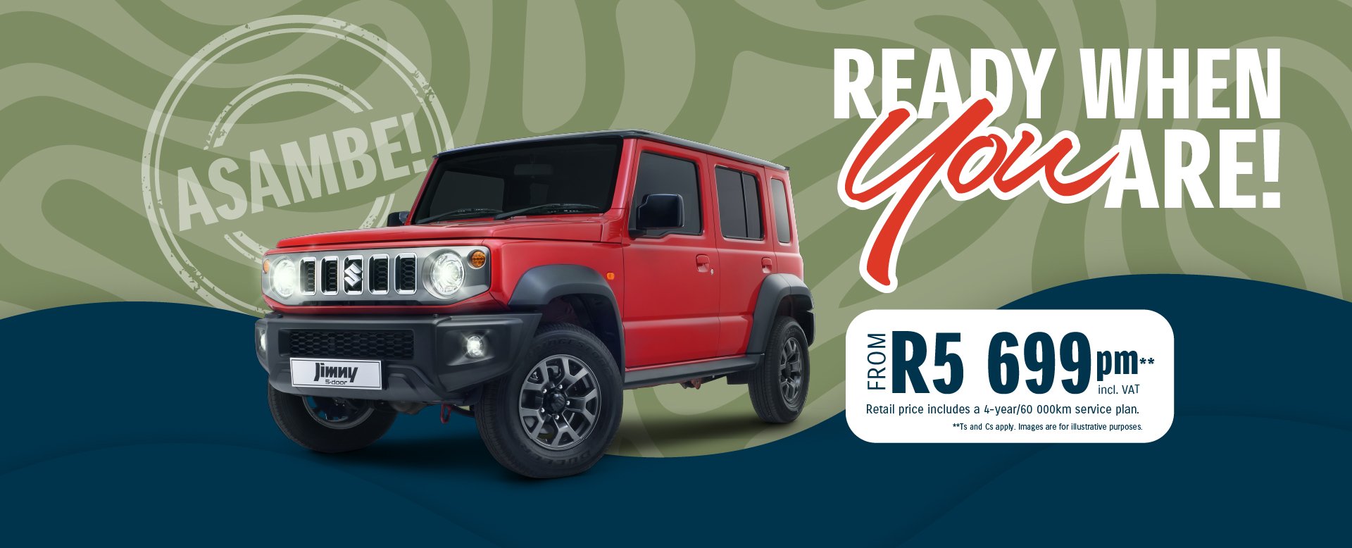 Spring Retail Jimny 5 Door Landing page banner no human