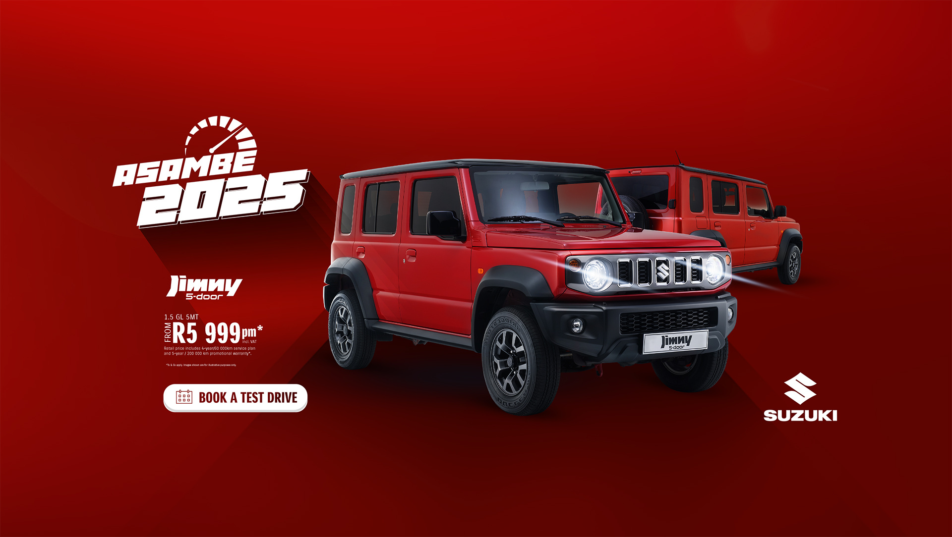 Suzuki Asambe_Jimny 5-door Landing Page Banner