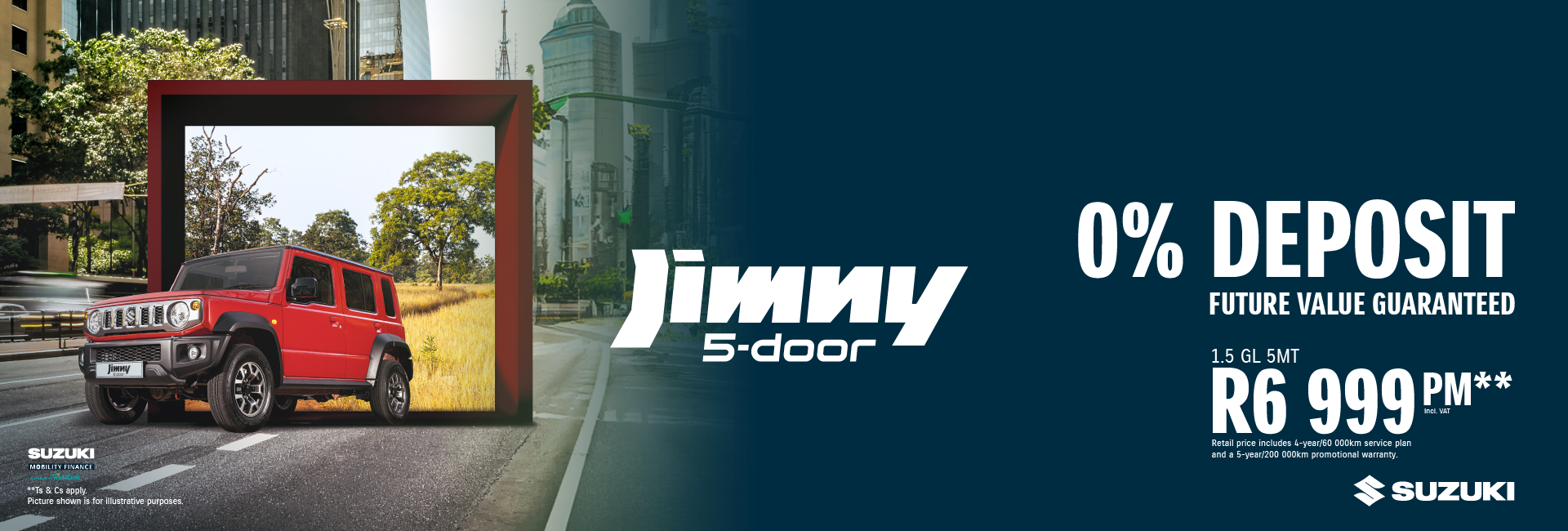 Jimny 5-door Prime Campaign Offer Page Desktop