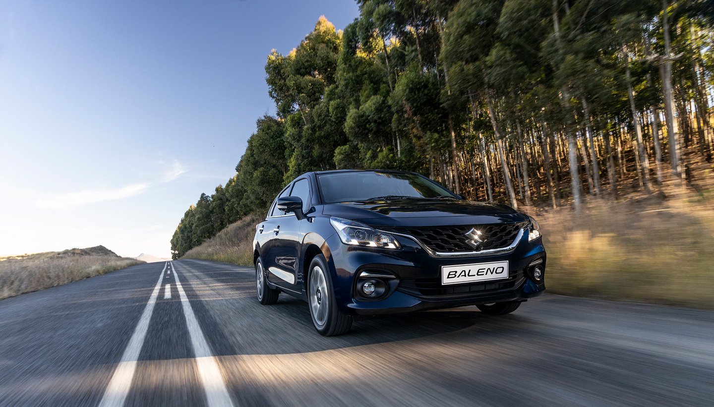 Suzuki Baleno Driving On The Open Road