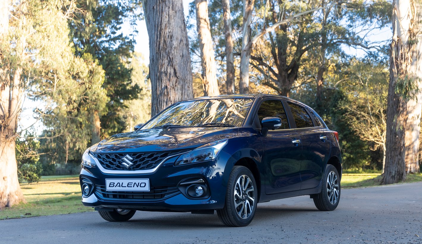 Suzuki Baleno Parked Under A Tree