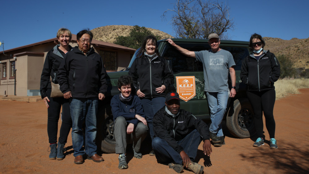 Jimny joins Vitara Allgrip in the unforgiving Kalahari